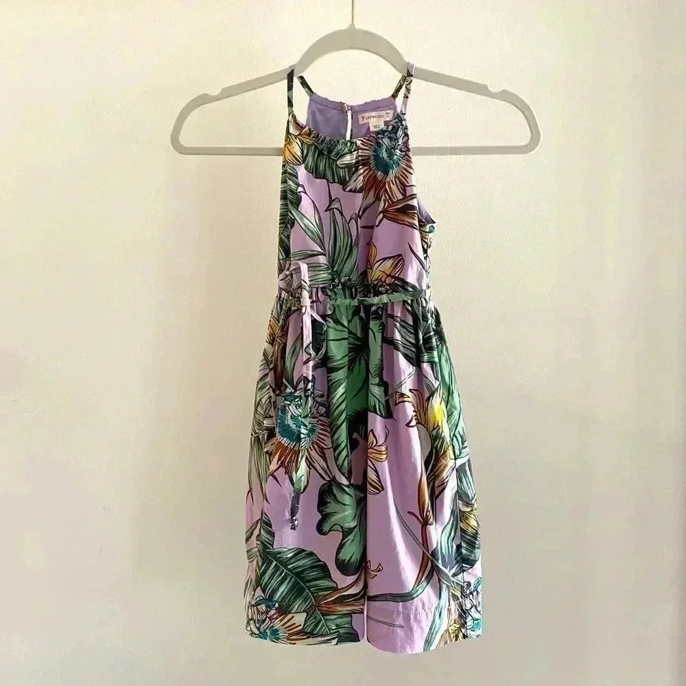 Crewcuts size 5 tropical cotton dress